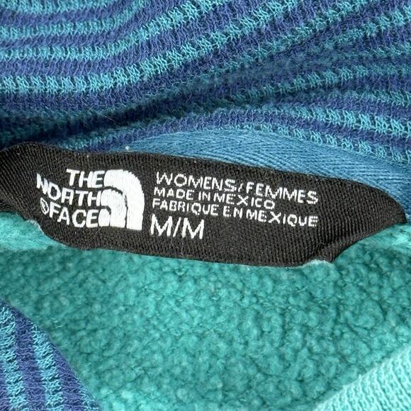 North Face Hoodie Womens Blue Sweatshirt Pullover Hooded Graphic Size Medium - Picture 6 of 9